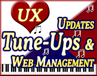 Custom website design + updates, web management for small businesses