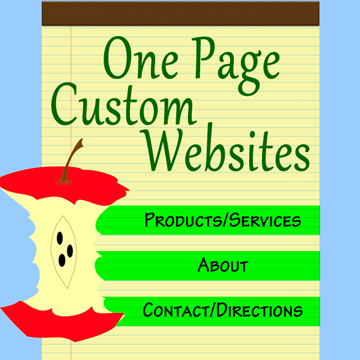 1-page custom website