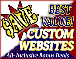 Custom website design + SEO/SEM for small businesses, Online Web Specials